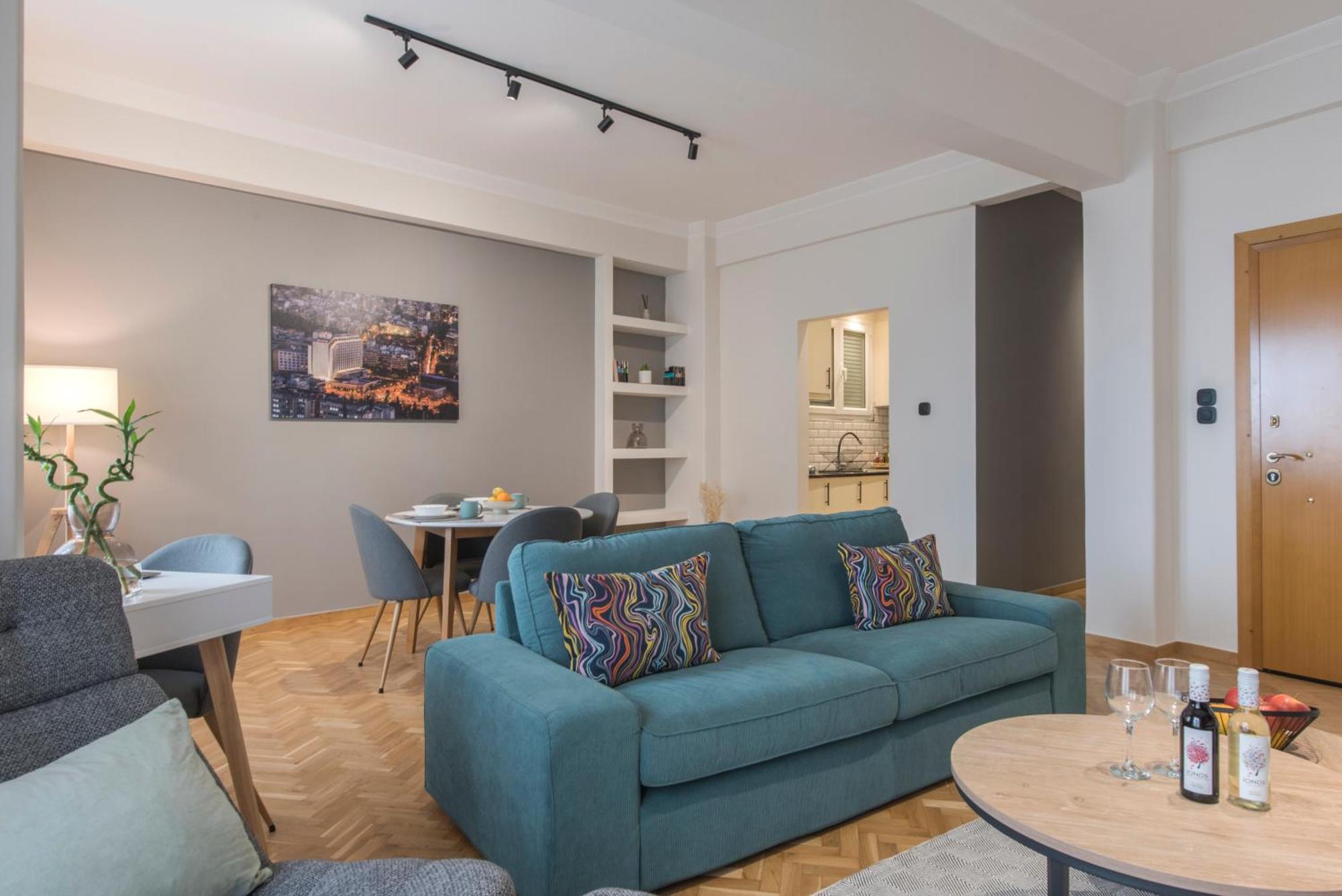 Modern Ilisian Apartment Atenas Exterior foto